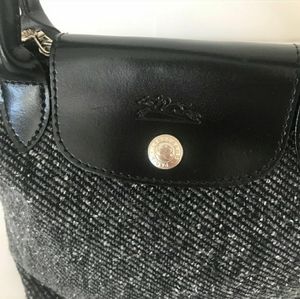 Longchamp/Small Handbag/Wool/Grey